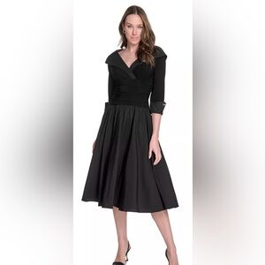 Chic Black Long Sleeve Women's Dress JHoward size 8